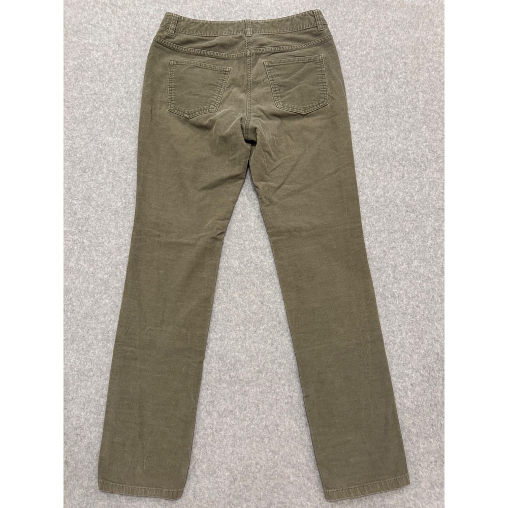 Boden Womens Olive Green Corduroy Straight Leg Pants Size US 6R UK 10R - Picture 9 of 9